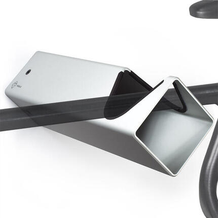 Support mural pour vélo - aluminium - argent - D-RACK