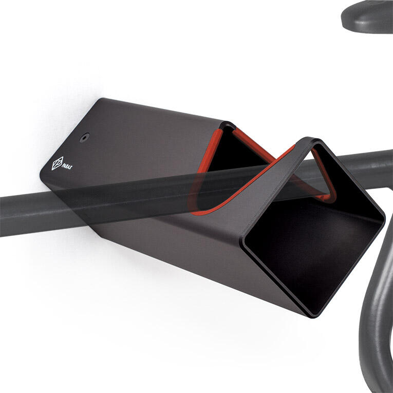 Parax - Support Mural Pour Vélo - Aluminium - Noir - D-rack - Rack-vélo - Noir|rouge - Decathlon