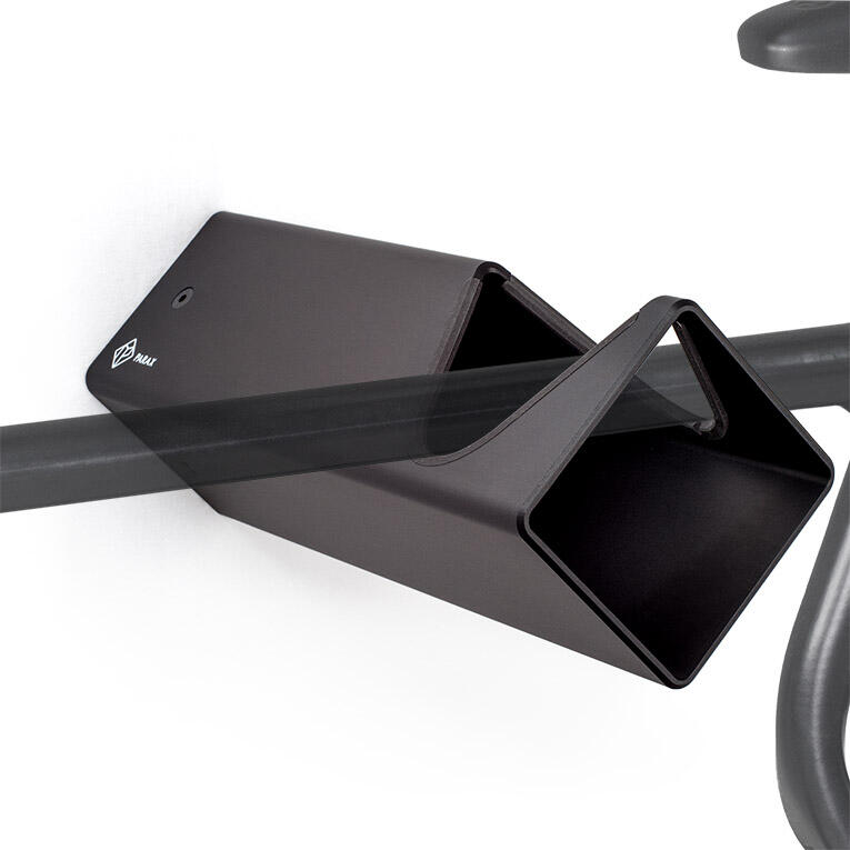 Parax - Support Mural Pour Vélo - Aluminium - Noir - D-rack - Rack-vélo - Noir - Decathlon