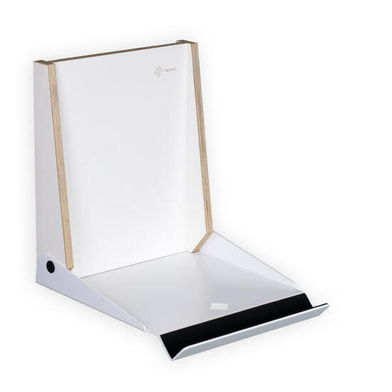 Supporto a parete per bicicletta - pieghevole - legno e acciaio - L-RACK