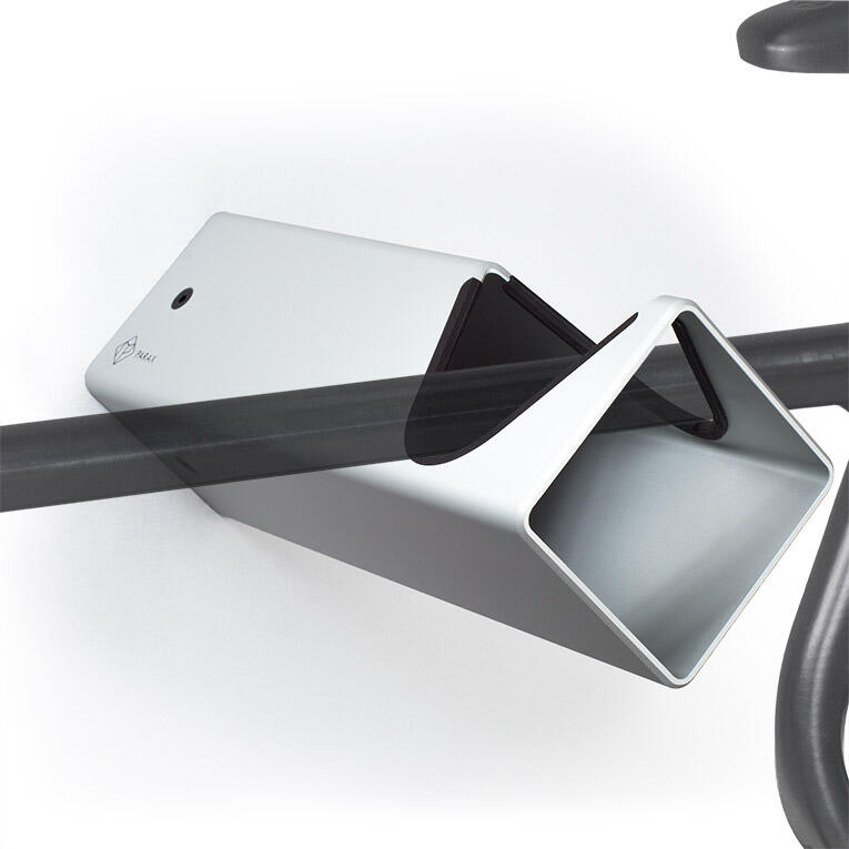 PARAX Supporto da parete per bici - alluminio - argento - D-RACK