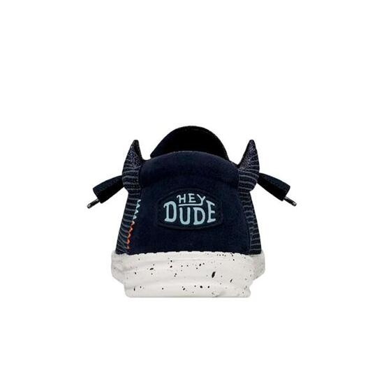 Zapatillas Lona Hombre Hey Dude Wally Sport Azul