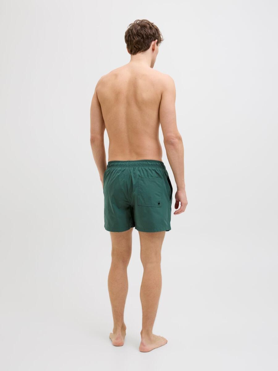 Short de bain homme JPSTMAUI Solid AKM Mallard Green 4/7
