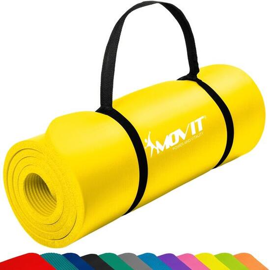 Tapis de gymnastique, en 3 tailles et 12 couleurs, Dimensions 190×100×1,5 cm