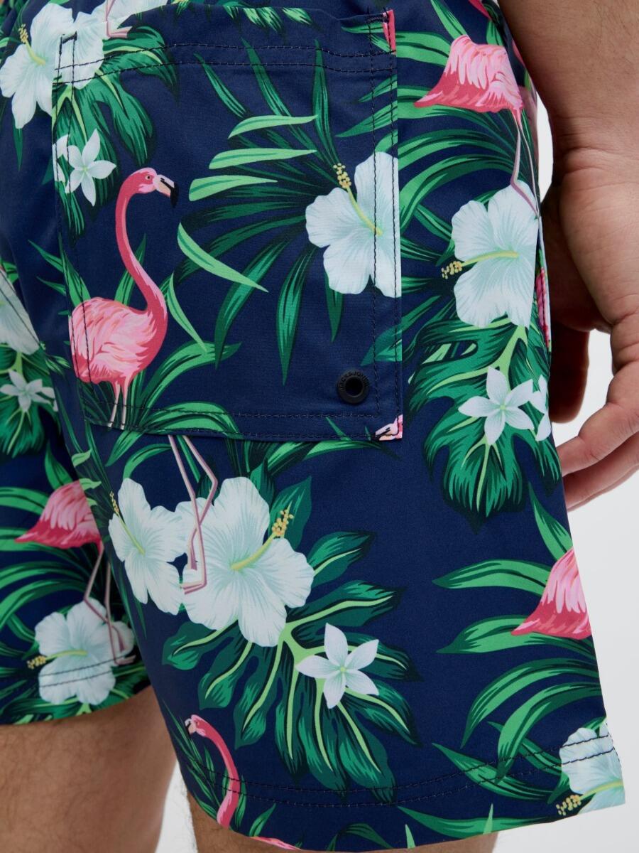 Zwembroek heren JPSTMAUI Novelty AOP Marine Blazer 5/7