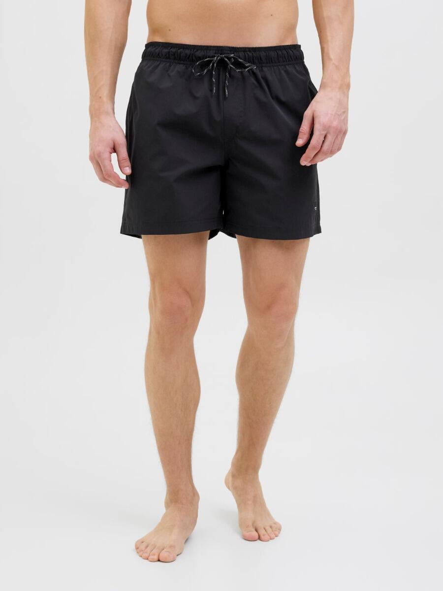 Badehose Herren JPSTMAUI Solid AKM Zwart 3/7