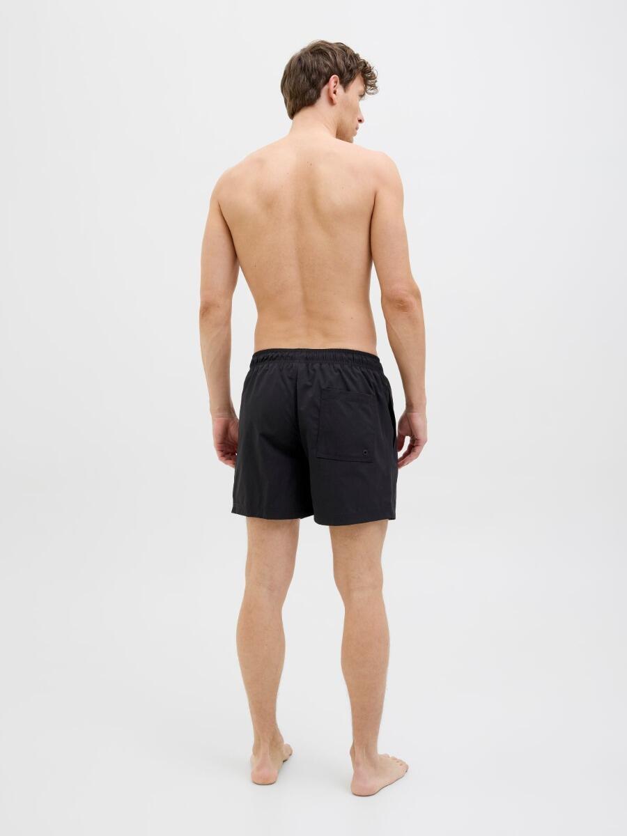 Badehose Herren JPSTMAUI Solid AKM Zwart 4/7