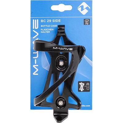 M-wave bc29 bidonhouder via zijkant zwart