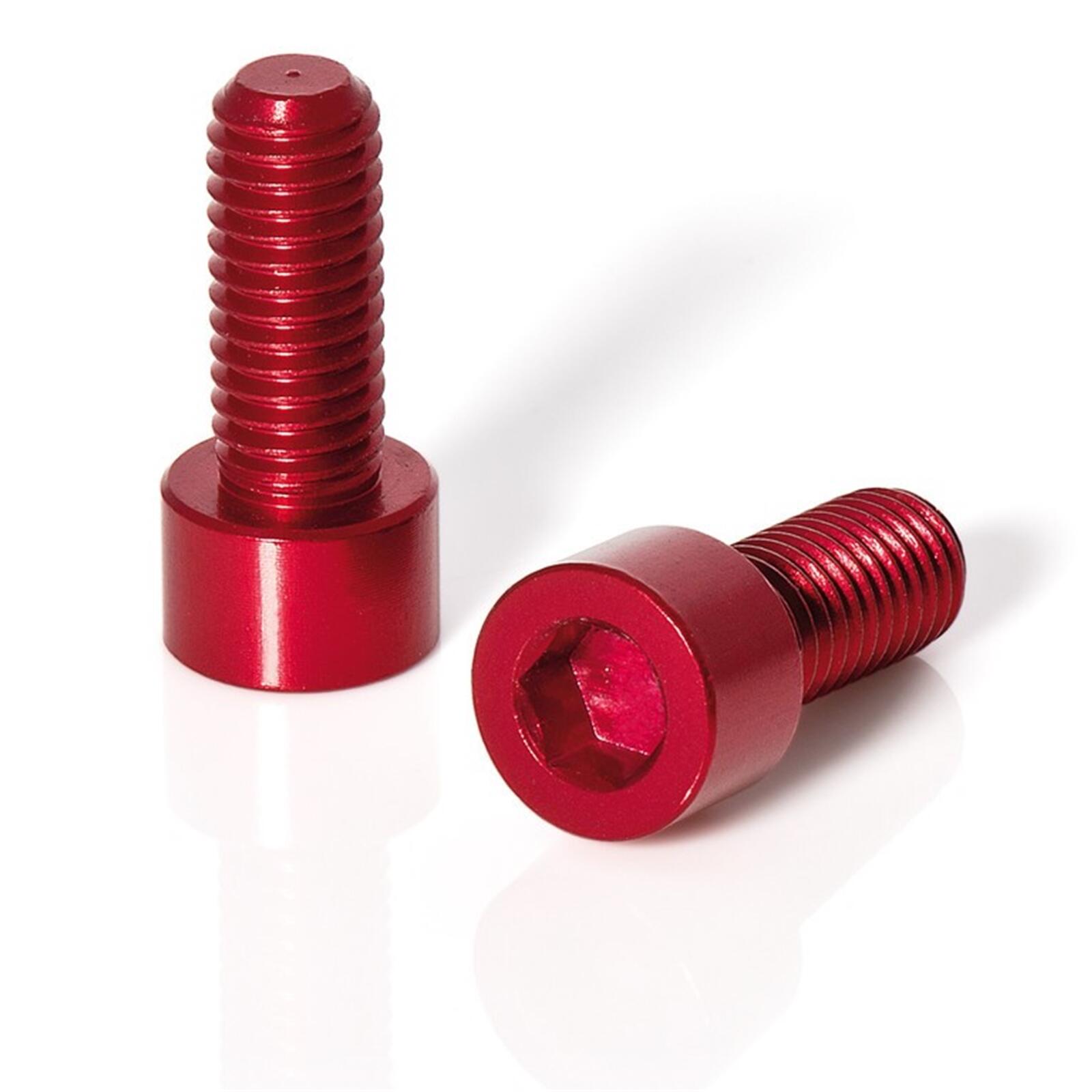 XLC M5 Fleshouderbouten, 7075 Aluminium, 2 g, Set van 2 (Rood)