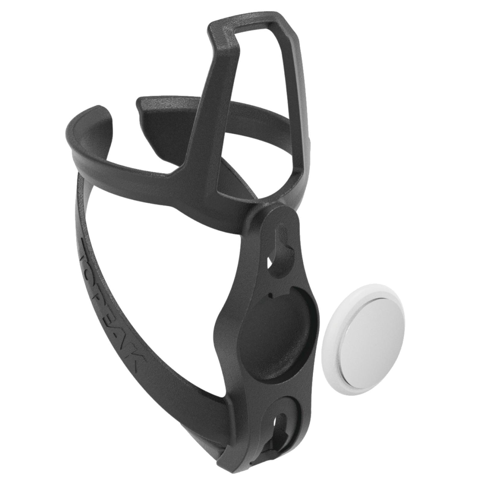 TOPEAK Topeak Flaschenhalter Ninja+ Cage Z Kompatibel mit Apple Airtag, Schwarz
