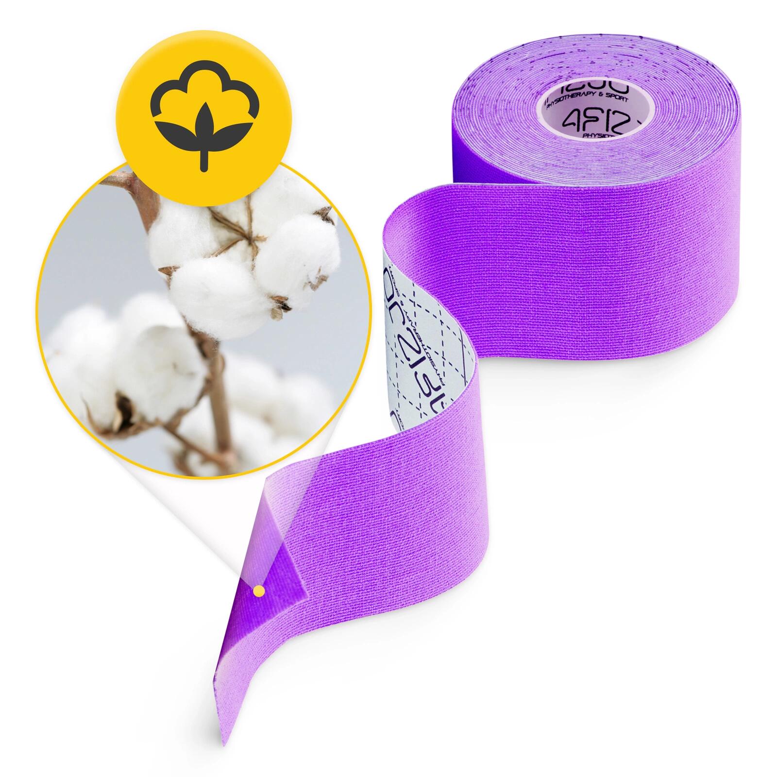Kinesiologie Tape 5 cm x 5 m Physiotape Wasserfest Sporttape 4FIZJO 5/7