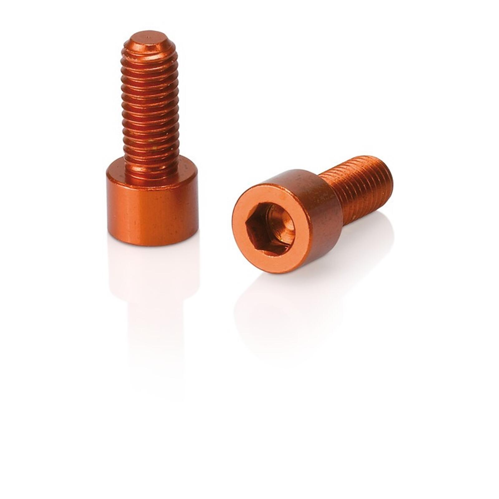 XLC Schrauben für Trinkflaschenhalter 2er Set, orange 1/3