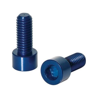 XLC Schrauben für Trinkflaschenhalter 2er Set. blau