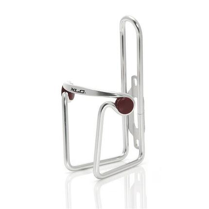 XLC Trinkflaschenhalter Alu BC-A02 silber/matt, Polster rund