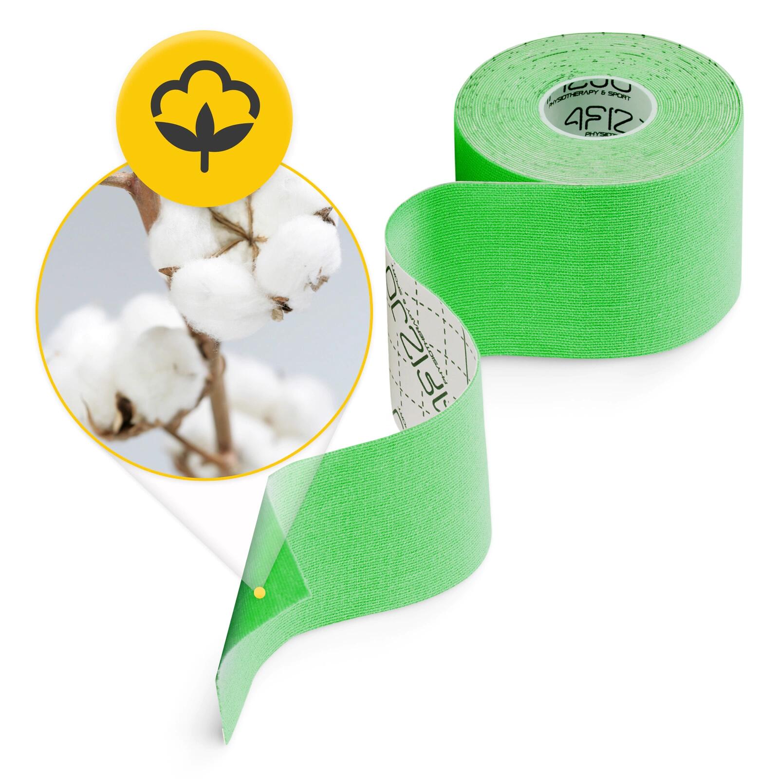 Kinesiologie Tape 5 cm x 5 m Physiotape Wasserfest Sporttape 4FIZJO 5/7