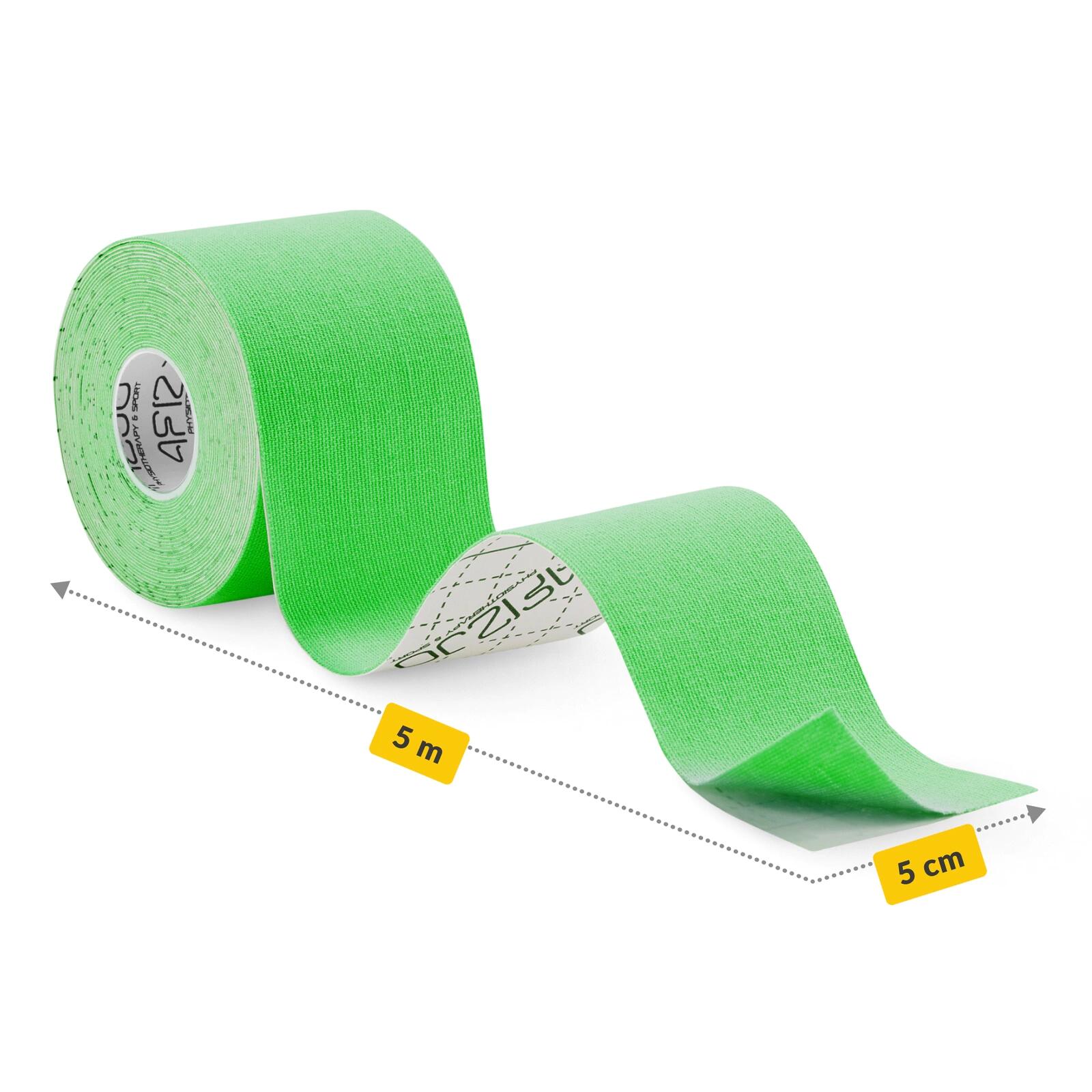 Kinesiologie Tape 5 cm x 5 m Physiotape Wasserfest Sporttape 4FIZJO 7/7
