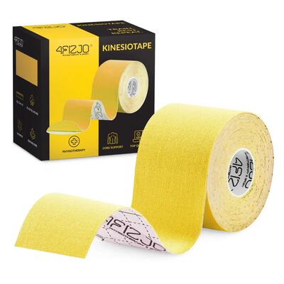 Nastro Kinesiologico Taping 5cmx5m Elastico 140% 4FIZJO