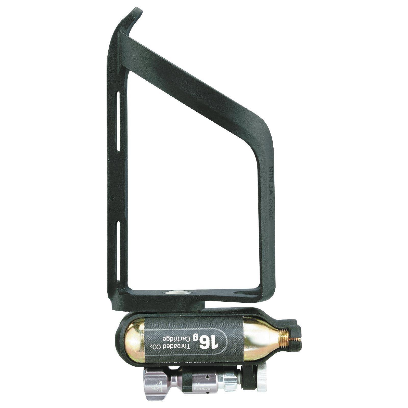 Topeak Flaschenhalter Tragesystem Ninja Cage, Schwarz 3/4