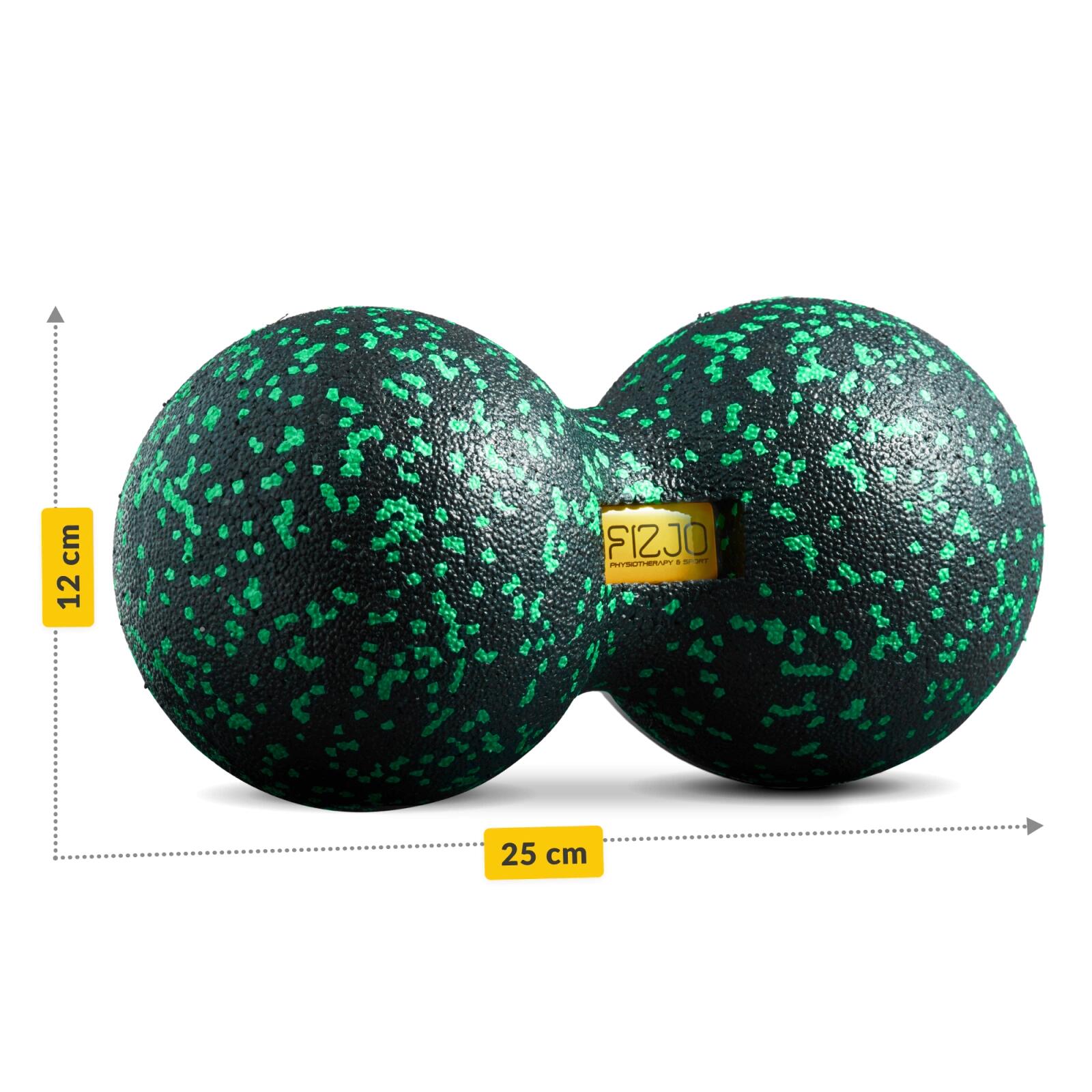 Duoball 12cm EPP Doppel-Faszienball Rückenmassage Massageball 4FIZJO 2/7