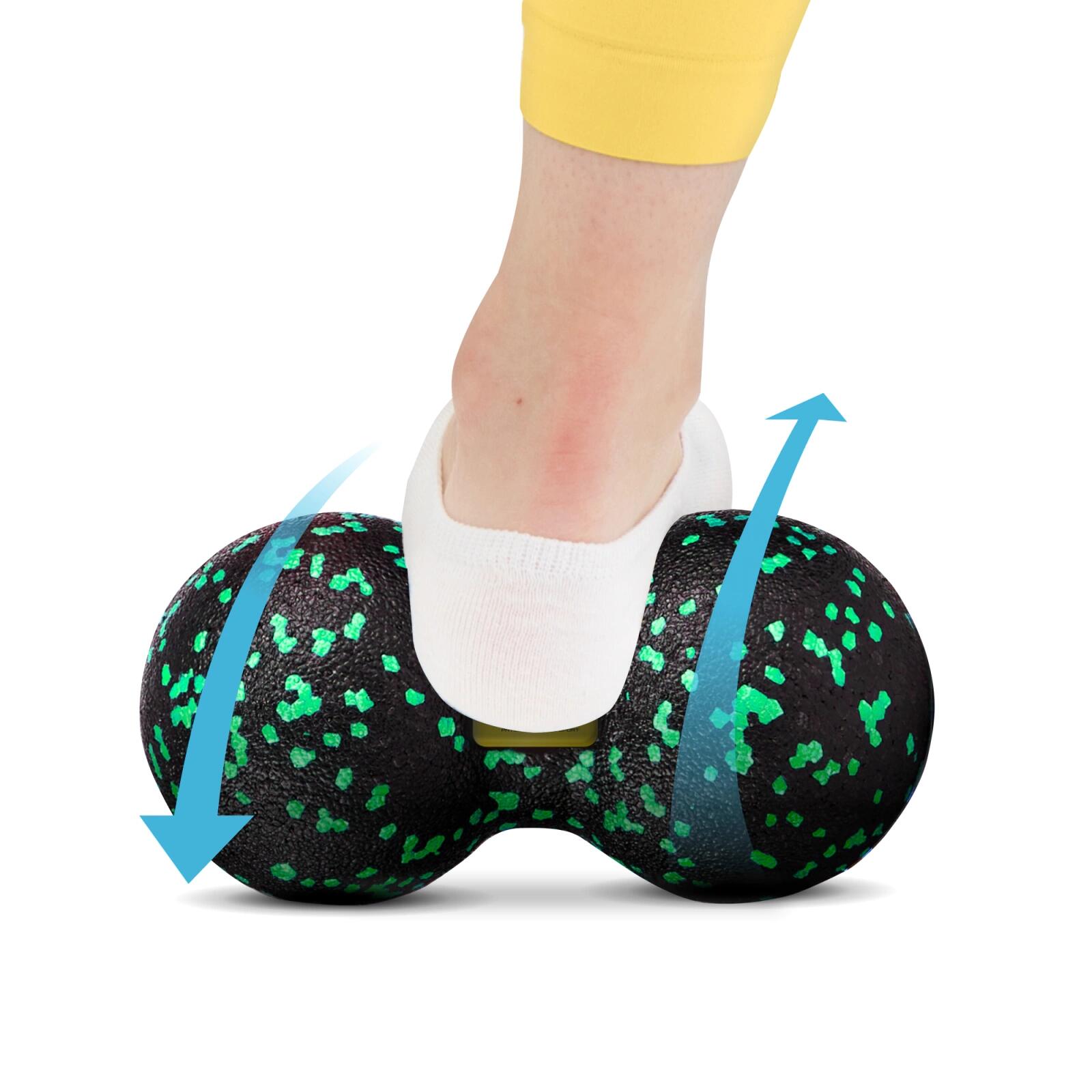 Duoball 12cm EPP Doppel-Faszienball Rückenmassage Massageball 4FIZJO 6/7
