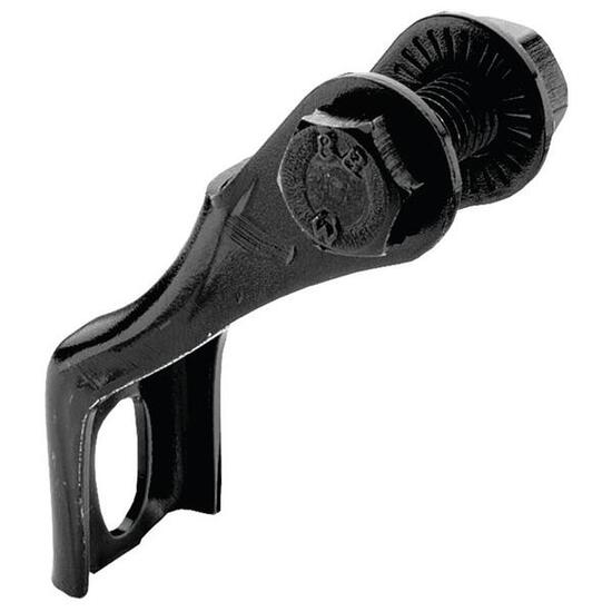 Uchwyt przedniej lampy Busch + Müller 471 krótki czarny do V-brake