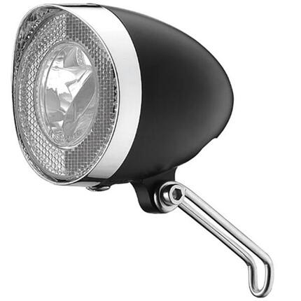 Union UN-4935 lampa przednia 40 lux dynamo piasty czarna