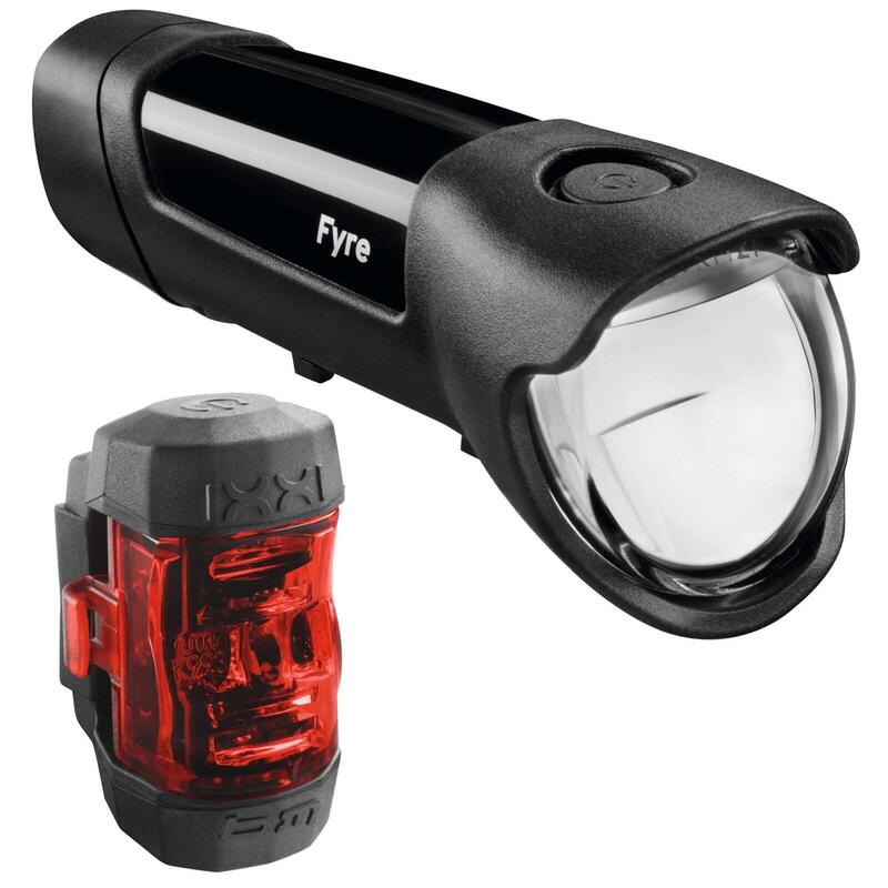 Éclairage phare avant et feu arrière USB Busch & Müller FYRE IXXI 383