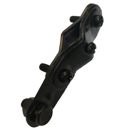 Büchel Support de dynamo pour fourche noir 5 pièces en sachet plastique