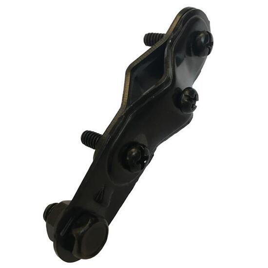 Büchel Support de dynamo pour fourche noir 5 pièces en sachet plastique