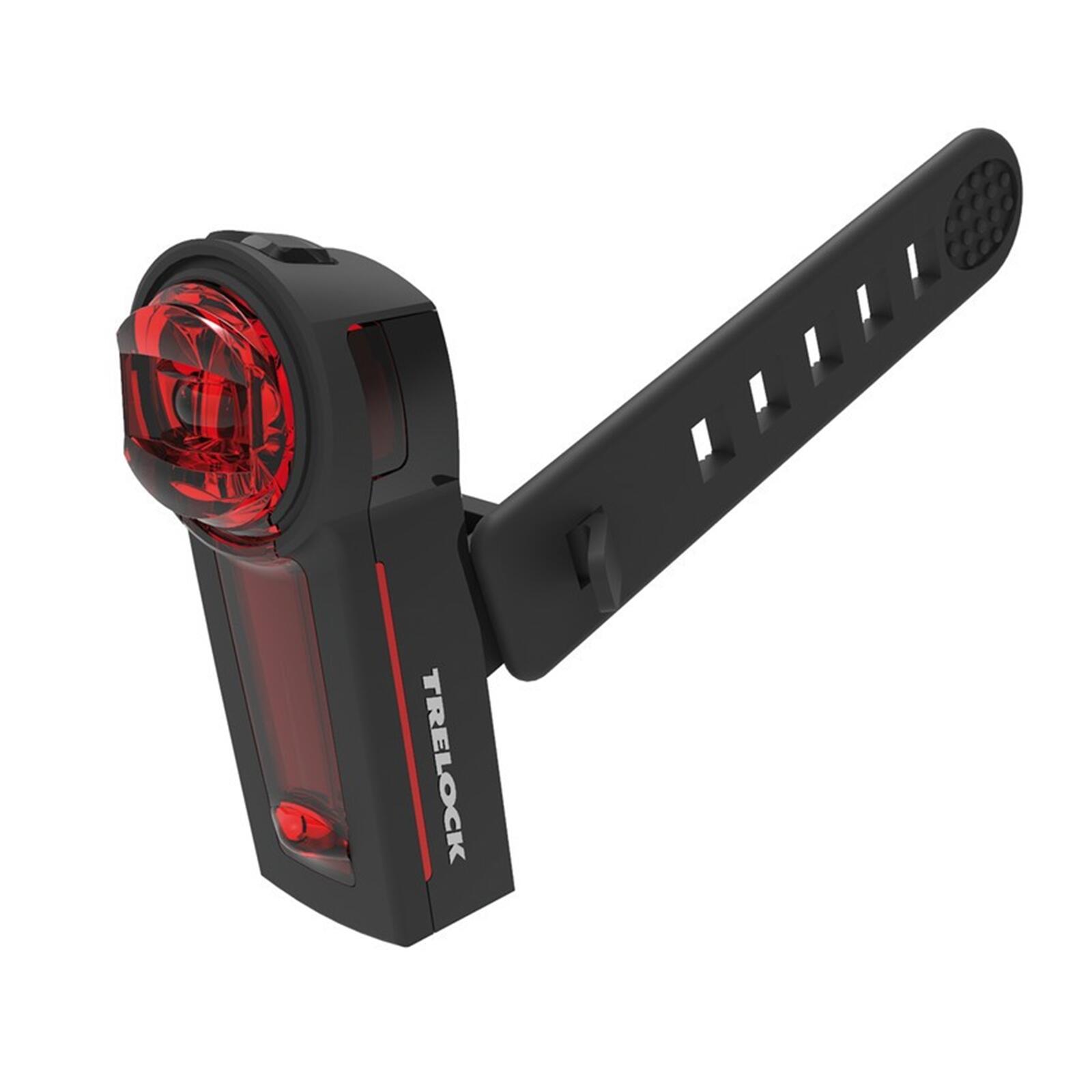 Trelock - Éclairage Arrière Avec Feu De Freinage Avec Capteur Trelock Ls740 I-go Vector Us - Éclairage Vélo - Noir|rouge - No Size - Decathlon