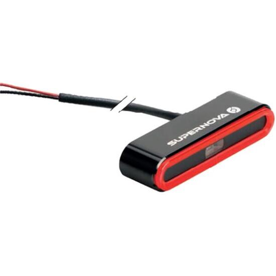 Supernova E-Bike-Rücklicht TL3 PRO, E-25 LED, schwarz, Bremslicht, 6-12V, 50mm