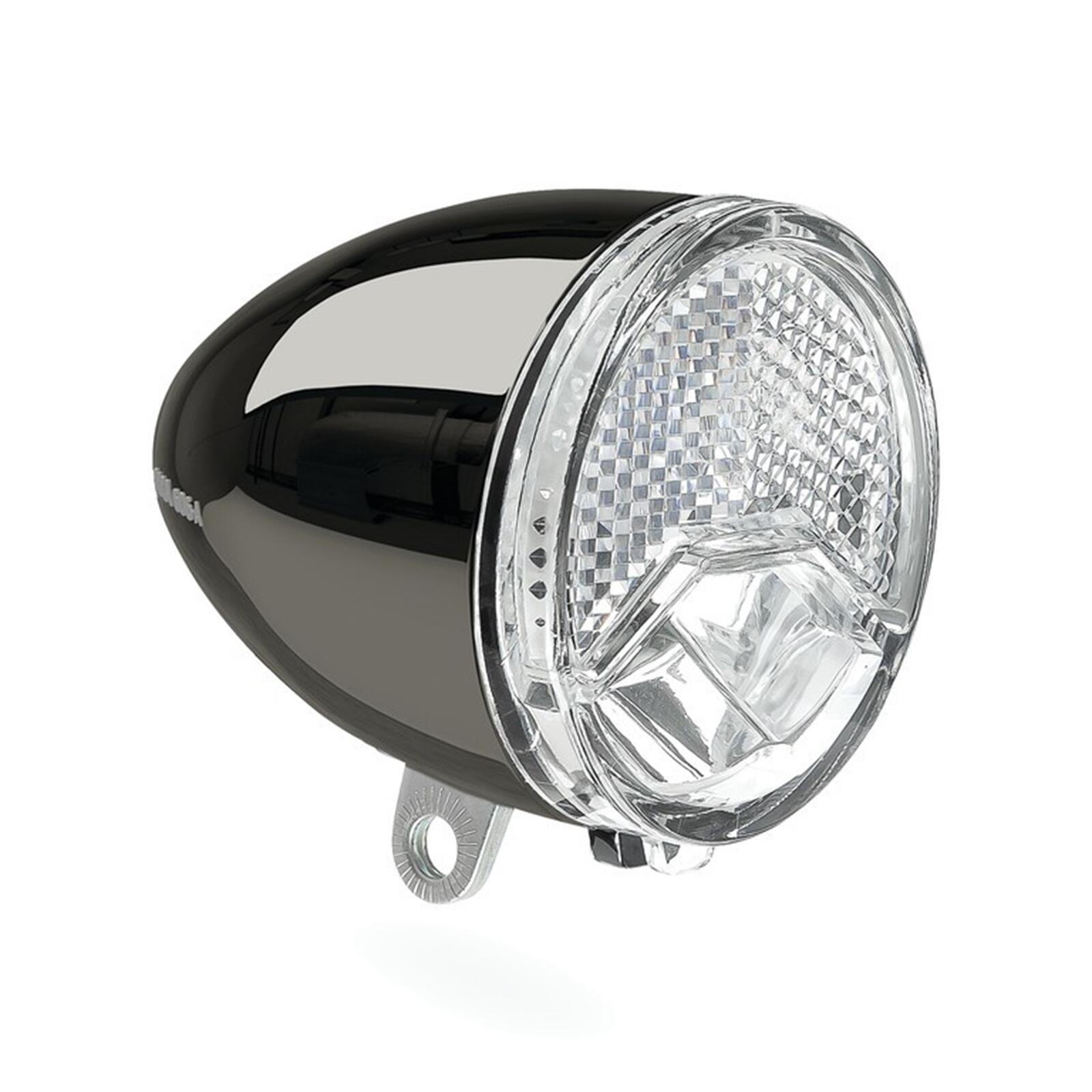 AXA koplamp 606 15 lux Steady Auto dark chrome