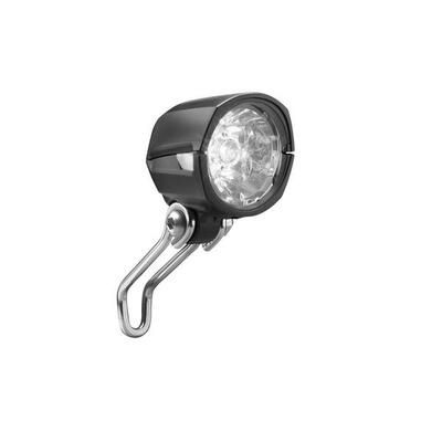 Busch muller dopp-e e-bike koplamp zwart voor veilig fietsen
