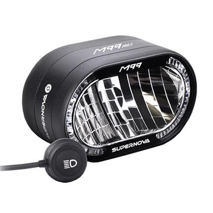 E-Bike-Scheinwerfer M99 PRO Supernova LED schwarz Stvzo