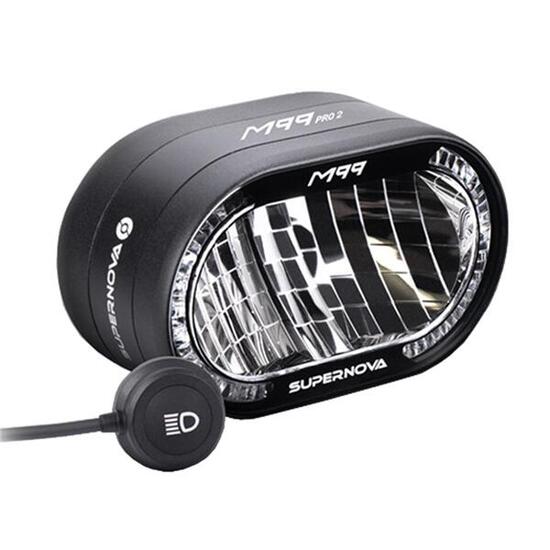 E-Bike-Scheinwerfer M99 PRO Supernova LED schwarz Stvzo
