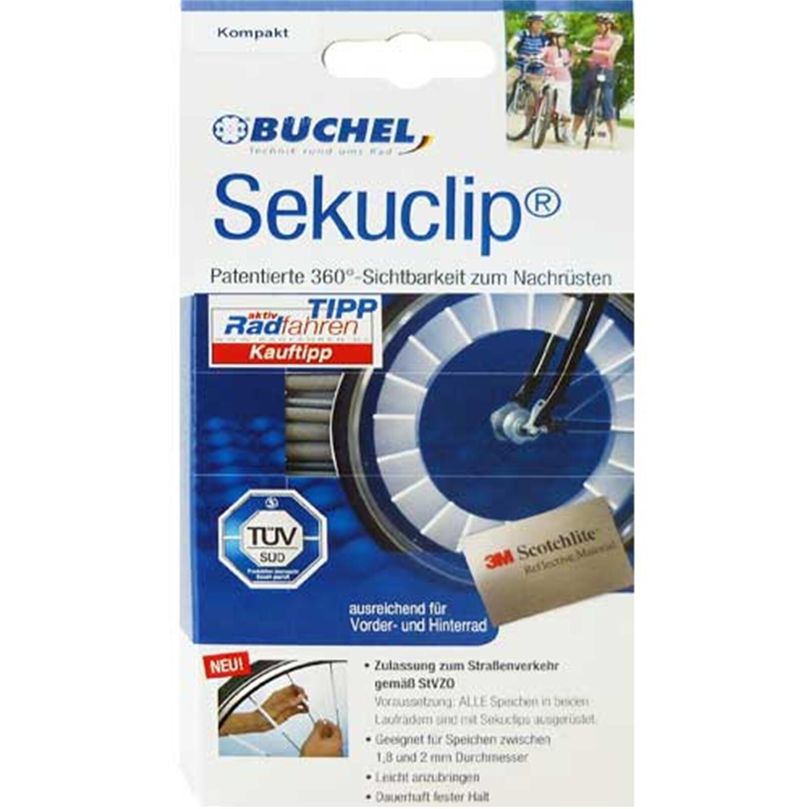 Buchel Seku Clips voor Spaakreflectoren - 36 Stuks 1/1