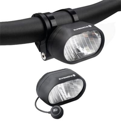 Supernova Dynamo-Scheinwerfer M99 DY PRO schwarz. Stand-/Fernlicht. 200 lx