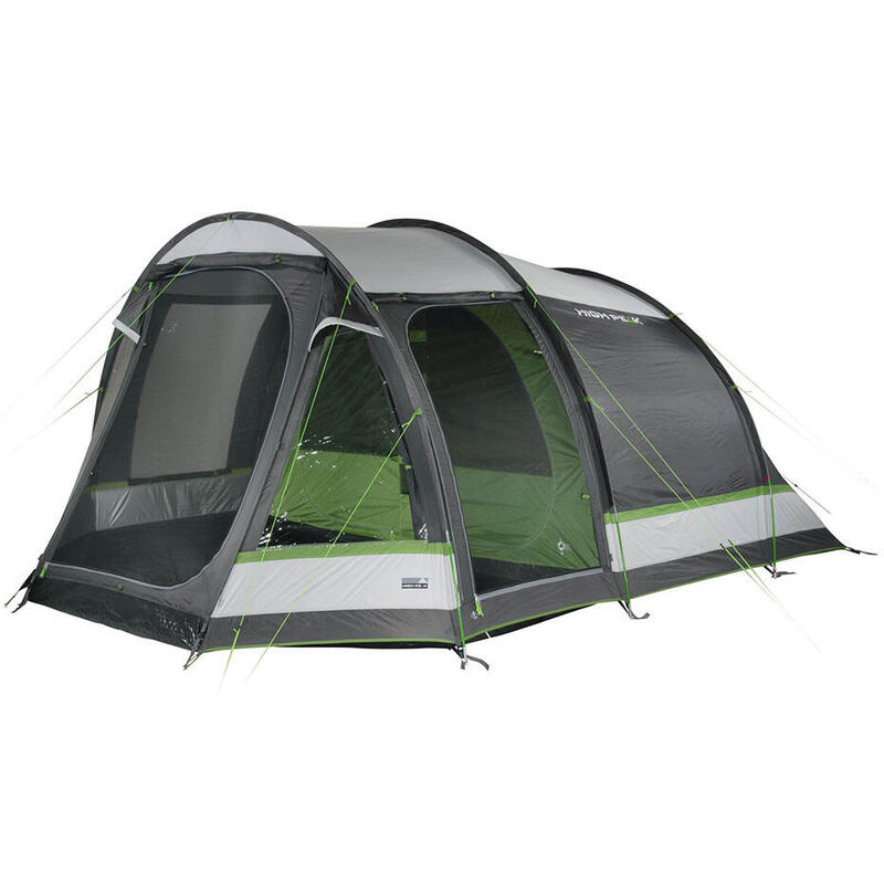 Tienda túnel Meran 5.0 personas familiar camping 2 cabinas vestíbulo