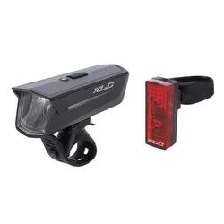 Jeu d'éclairage vélo LED XLC CL-S25+ Proxima Pro Plus USB