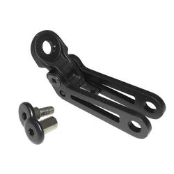 Crochet de lampe B M en aluminium noir de Busch Müller