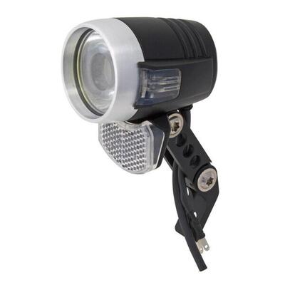 Koplamp blueline t- steady auto dynamo 50 lux zwart