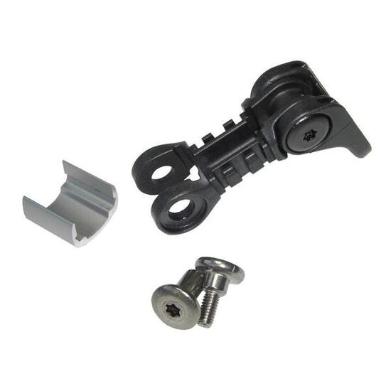 Supporto fanale Busch & Muller '464' argento per fanali B+M.