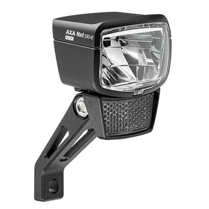 Phare LED pour e-bike AXA Nxt 130 6-48V, 130 lux, fixation fourche/guidon