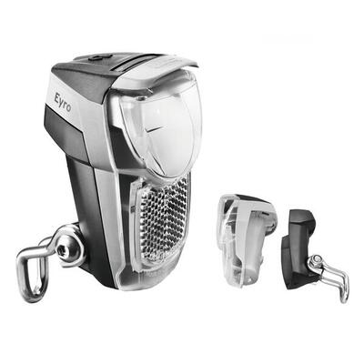 Busch & Müller Akku LED Scheinwerfer Lumotec IQ Eyro. Schwarz Silber