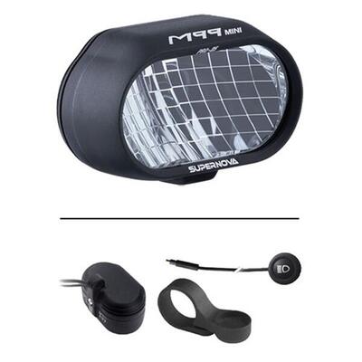 Axa m99 mini 25 e-bike koplamp - veilig en helder