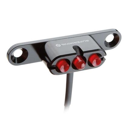 SUPERNOVA Rücklicht E3 Tail Light 2 FR Gepäckträgermontage, Schwarz