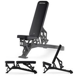 Banc de musculation Zipro Nocardio réglable inclinable et déclinable, abdominaux