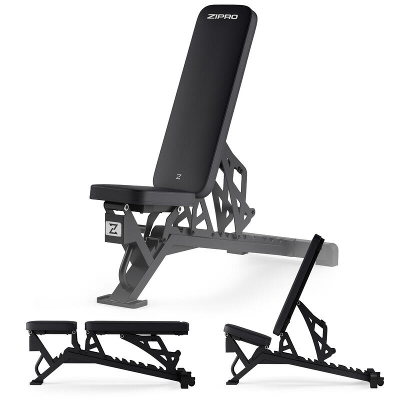 Banco de Musculação Zipro Nocardio inclinável abdominais
