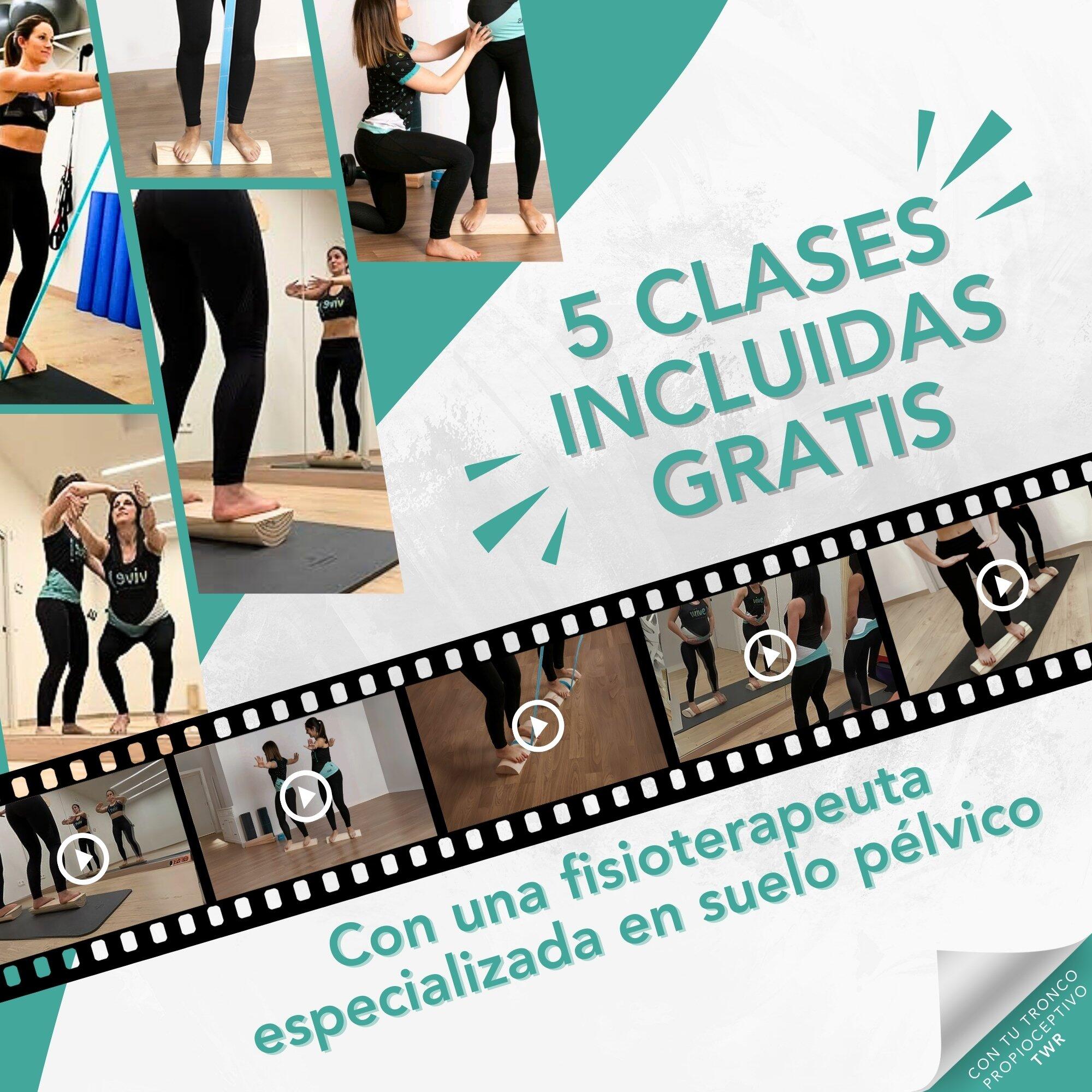 TWR ®Tronco Propioceptivo de Madera+5 video clases /Woodroller 2/8