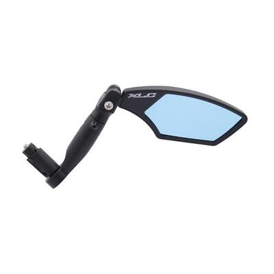 Specchio hd blu cristallo con fissaggio interno per manubri XLC Mr-k23